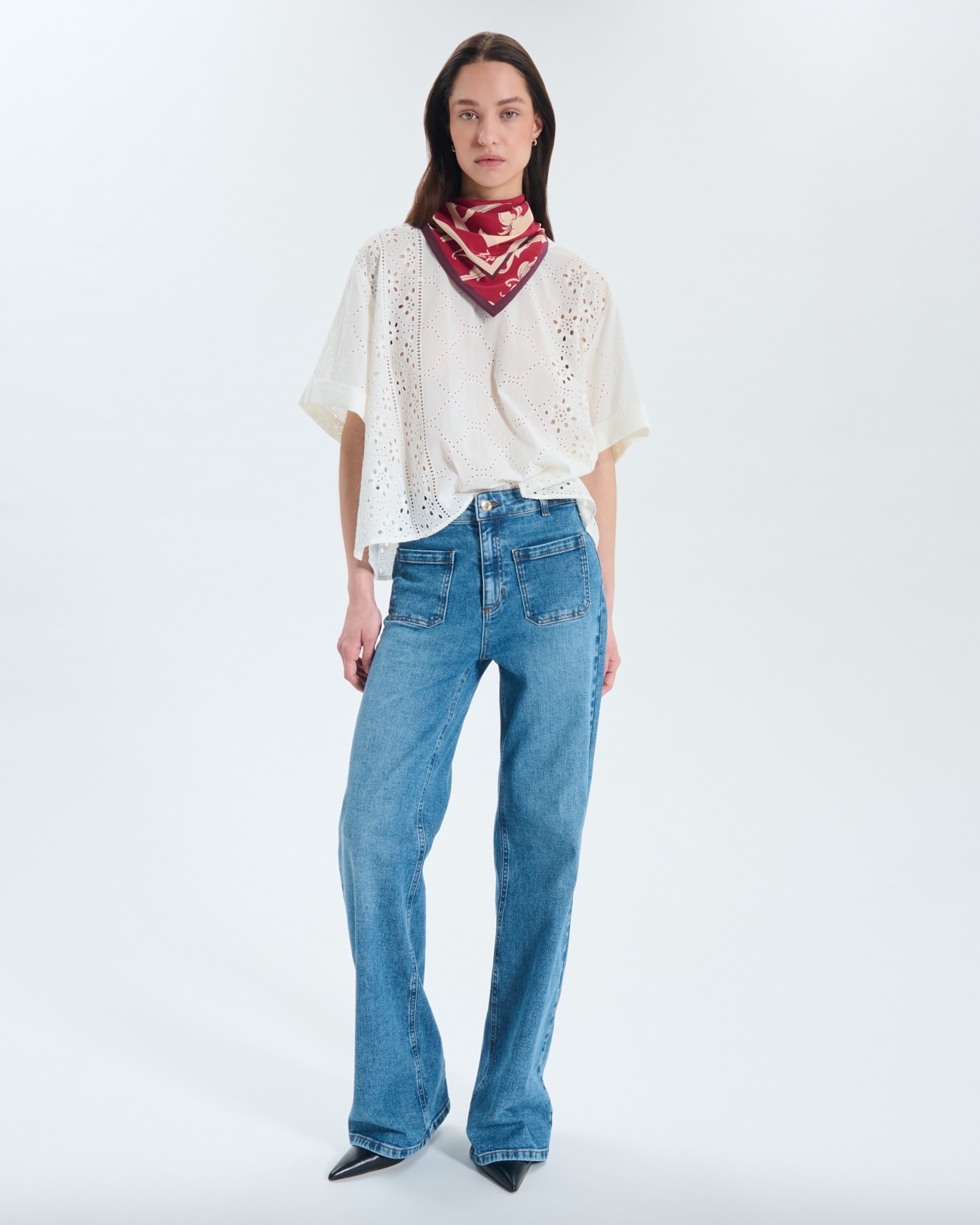 Foulard Elea Foulard en soie imprim&eacute; ZAPA