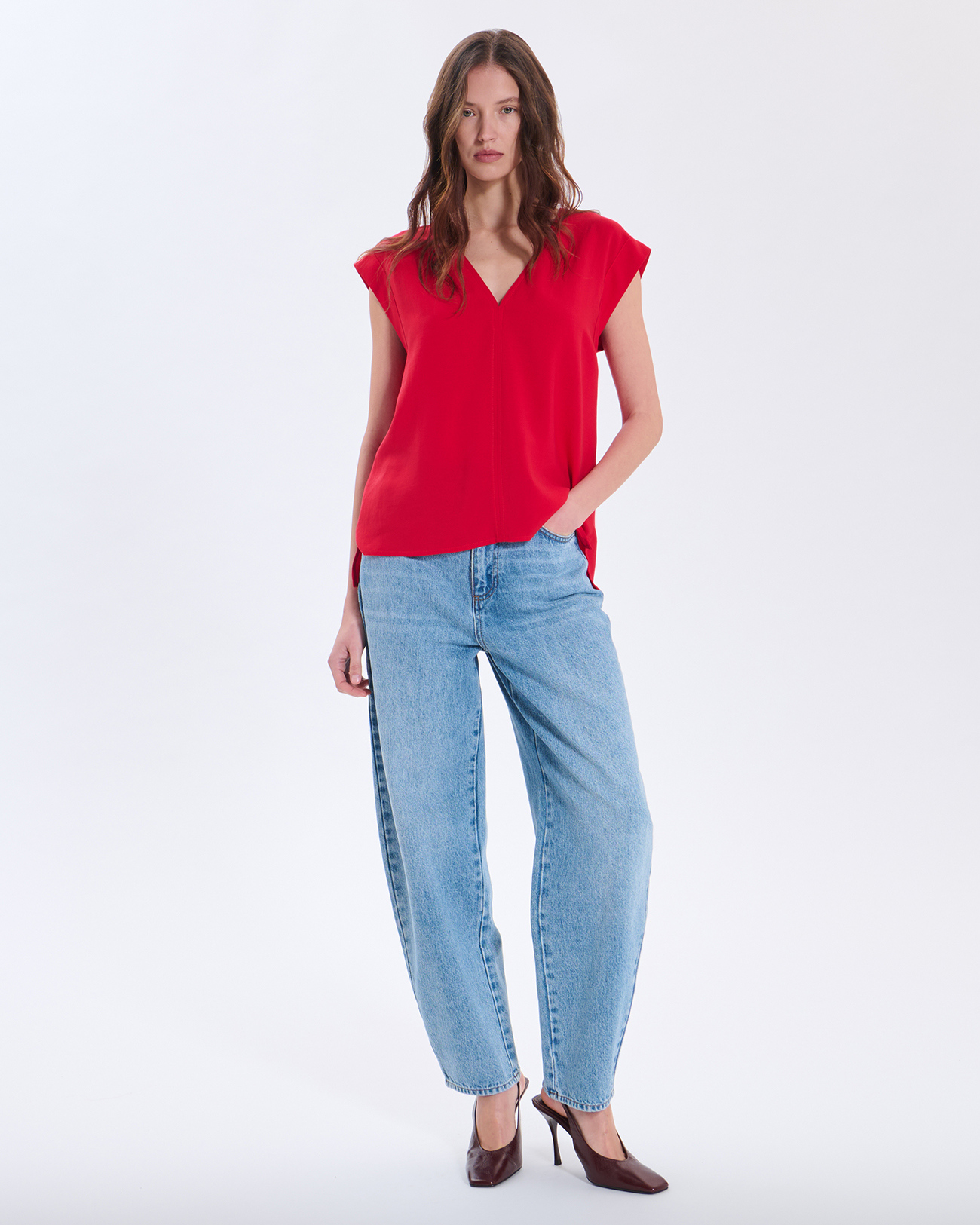 Top Tilma Top Tilma framboise ZAPA