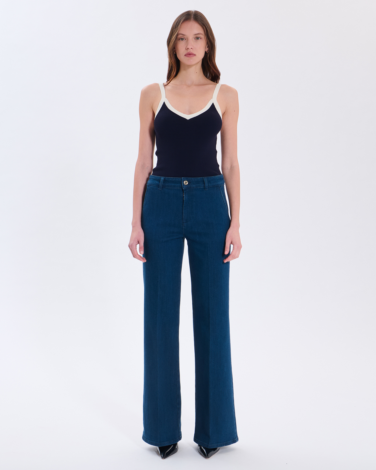 Jean Pansy Jean en coton indigo ZAPA