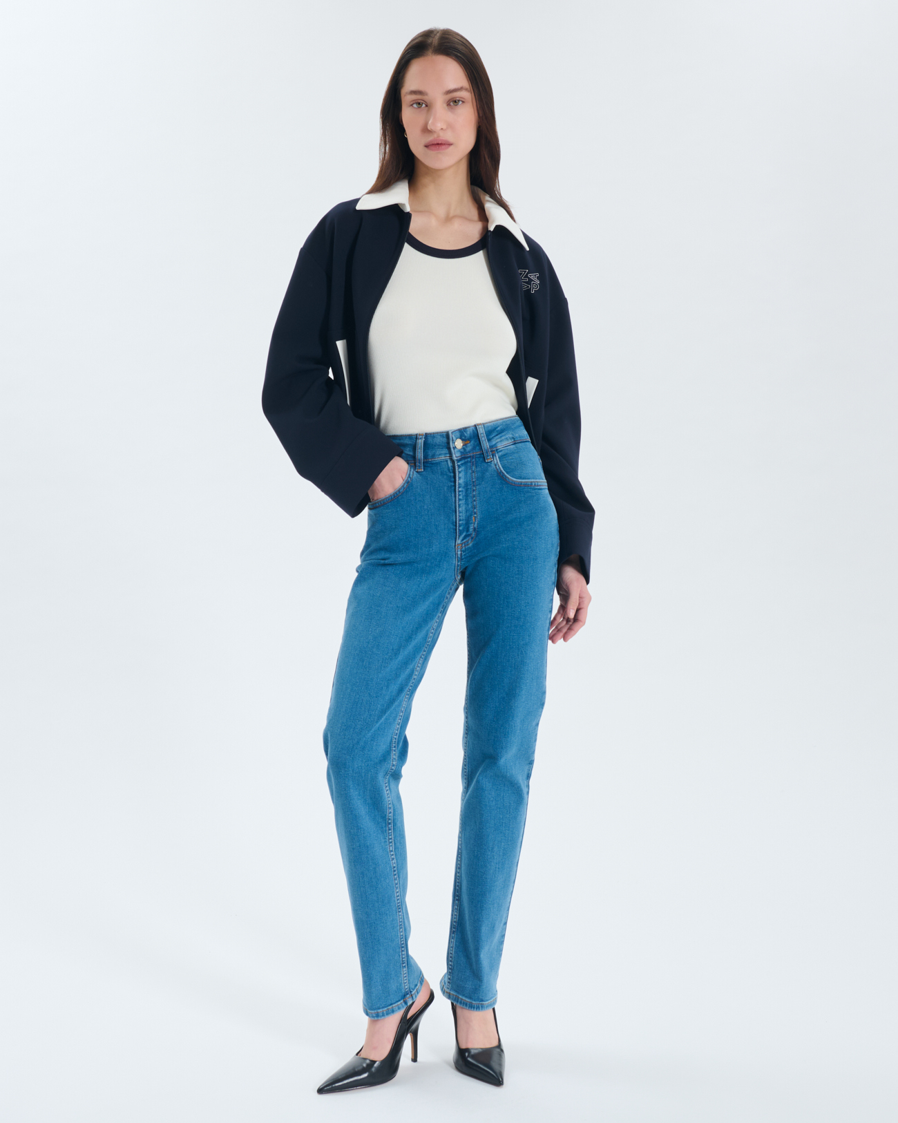 Jean New Jayce Jean en coton bleu ZAPA