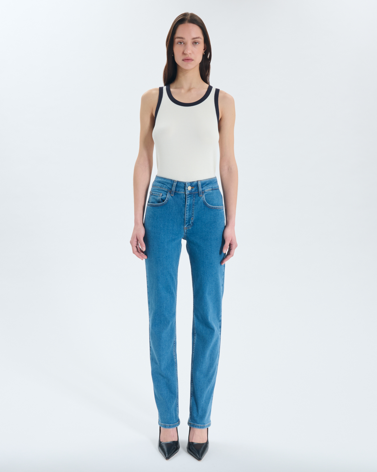 Jean New Jayce Jean en coton bleu ZAPA