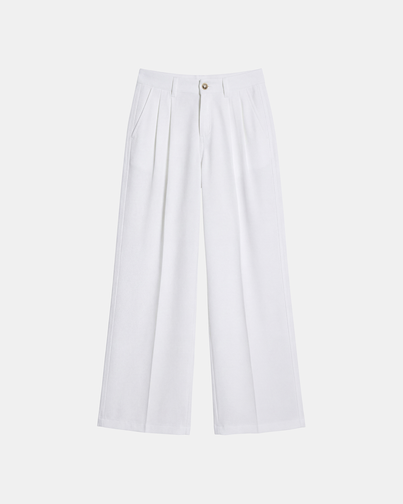 Pantalon Prince Pantalon en coton blanc ZAPA