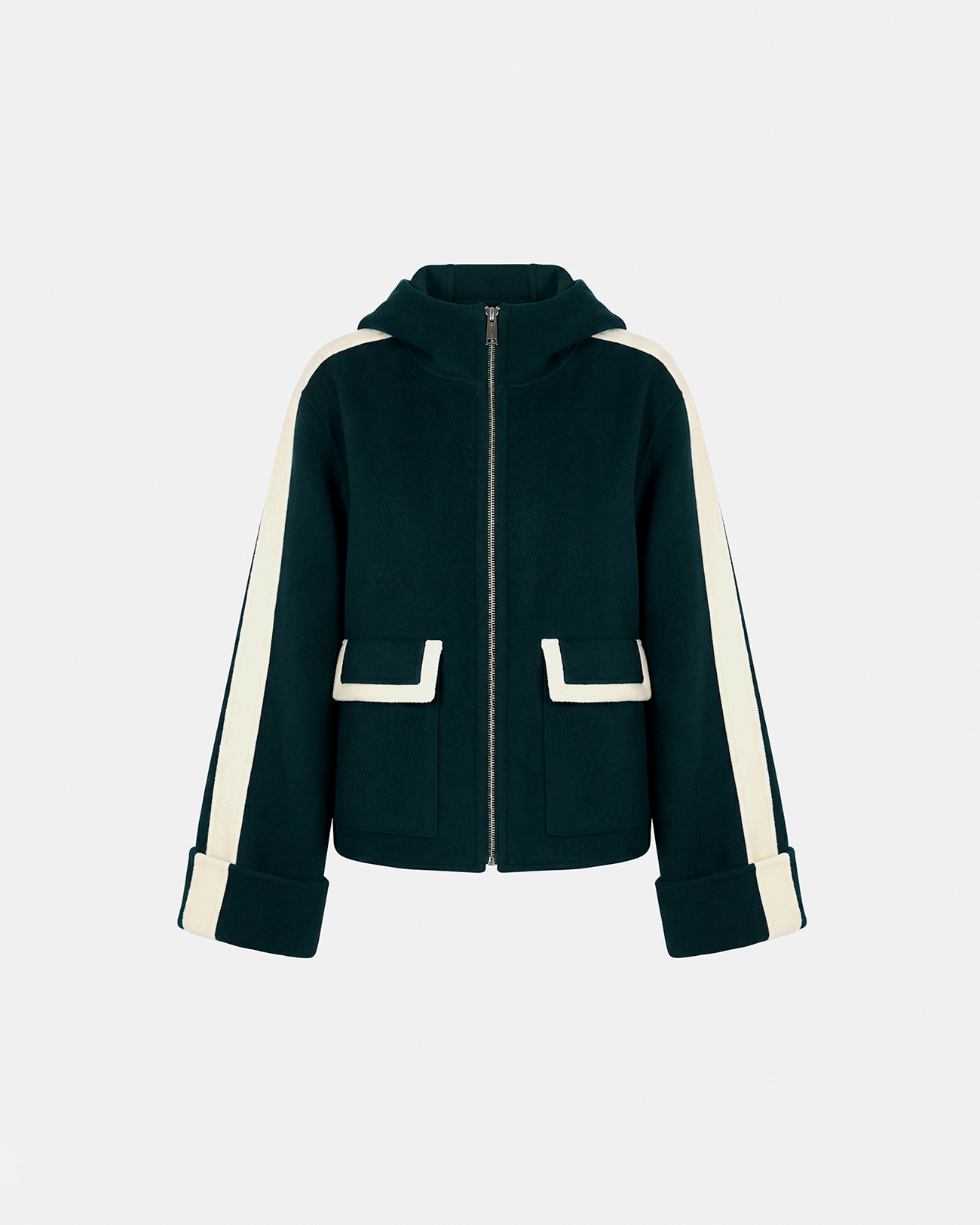 Manteau Marja Manteau en laine vert fonc&eacute; ZAPA