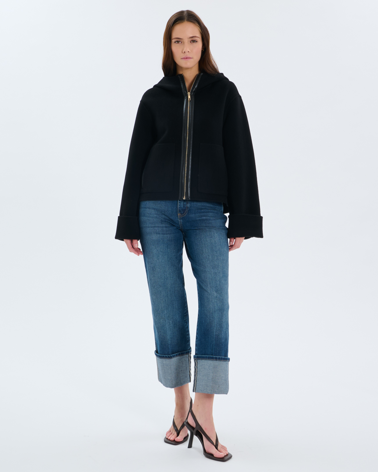 Manteau Marjy Manteau en laine noir ZAPA