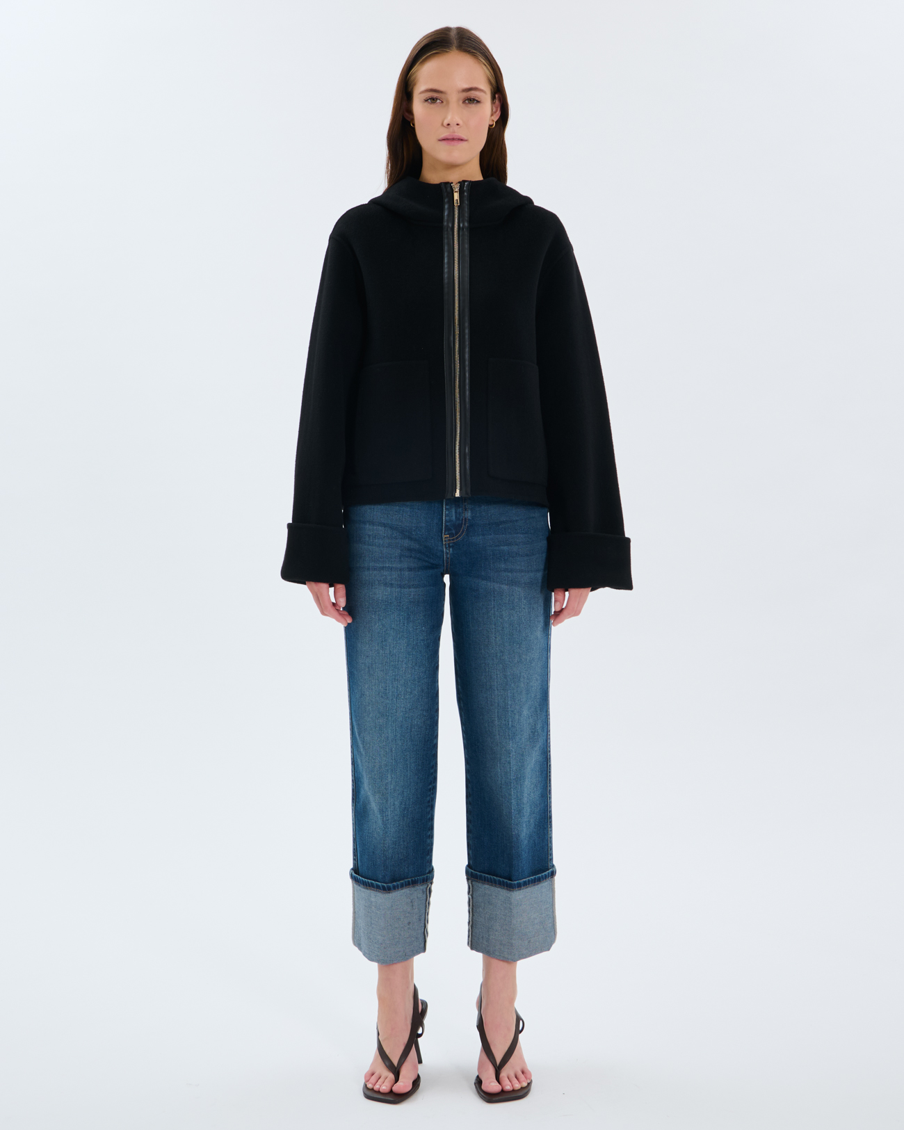 Manteau Marjy Manteau en laine noir ZAPA