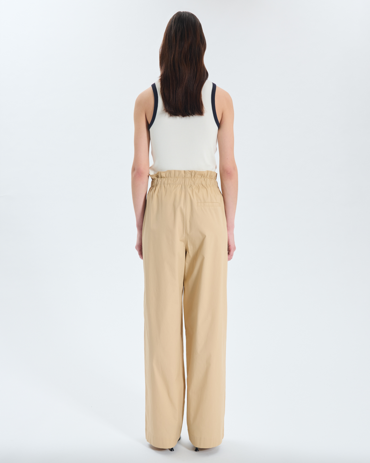 Pantalon Prue Pantalon large sable ZAPA