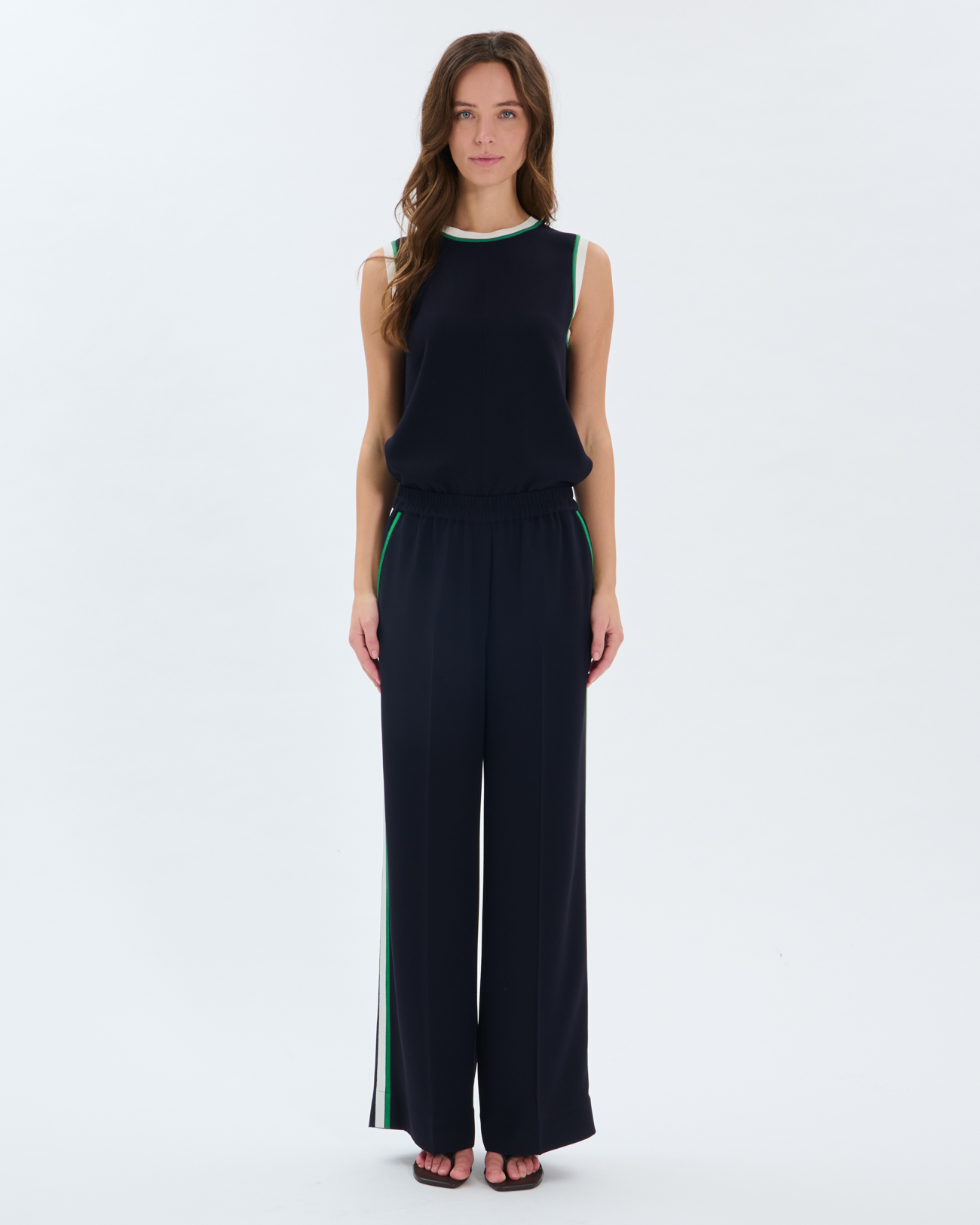 Pantalon Poemia Pantalon fluide avec bandes nocturne ZAPA