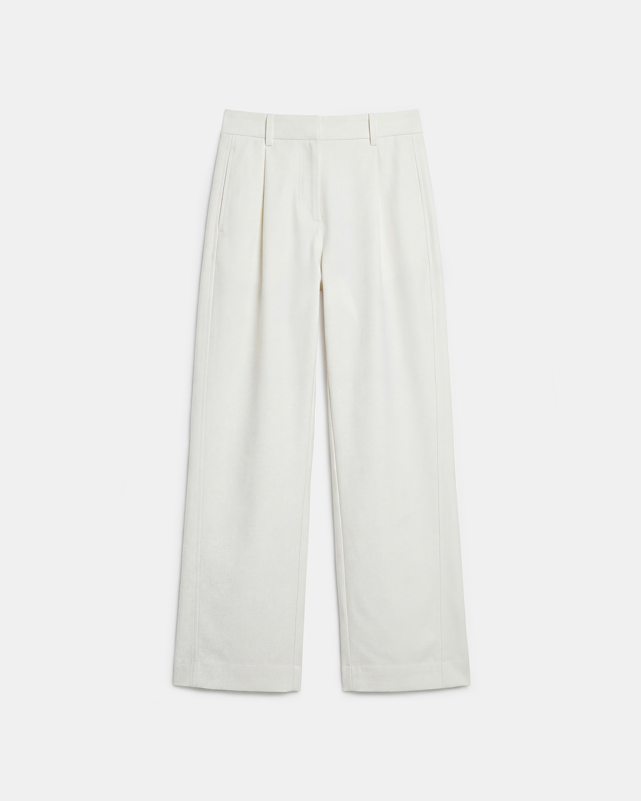 Pantalon Paola Pantalon en coton &eacute;cru ZAPA