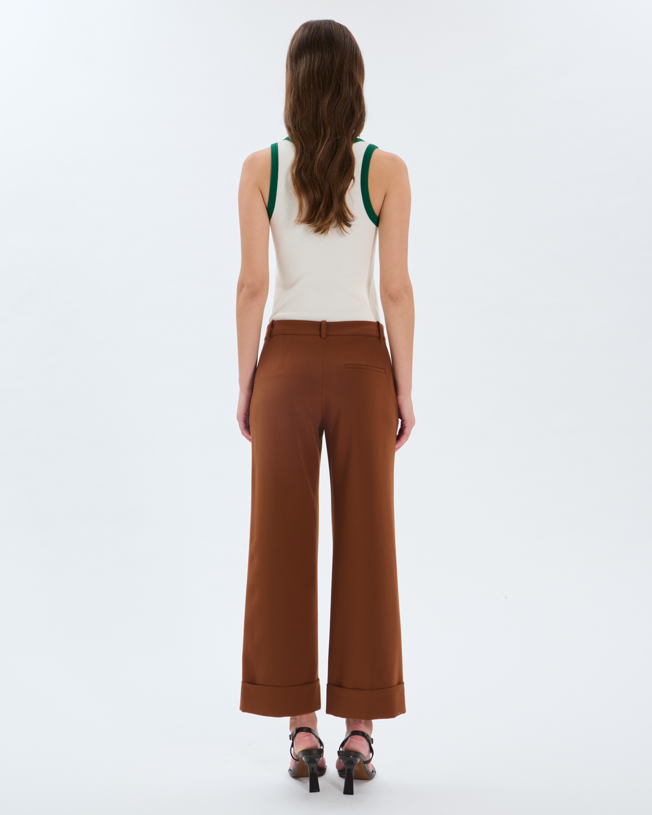 Pantalon Parly Pantalon droit acajou ZAPA