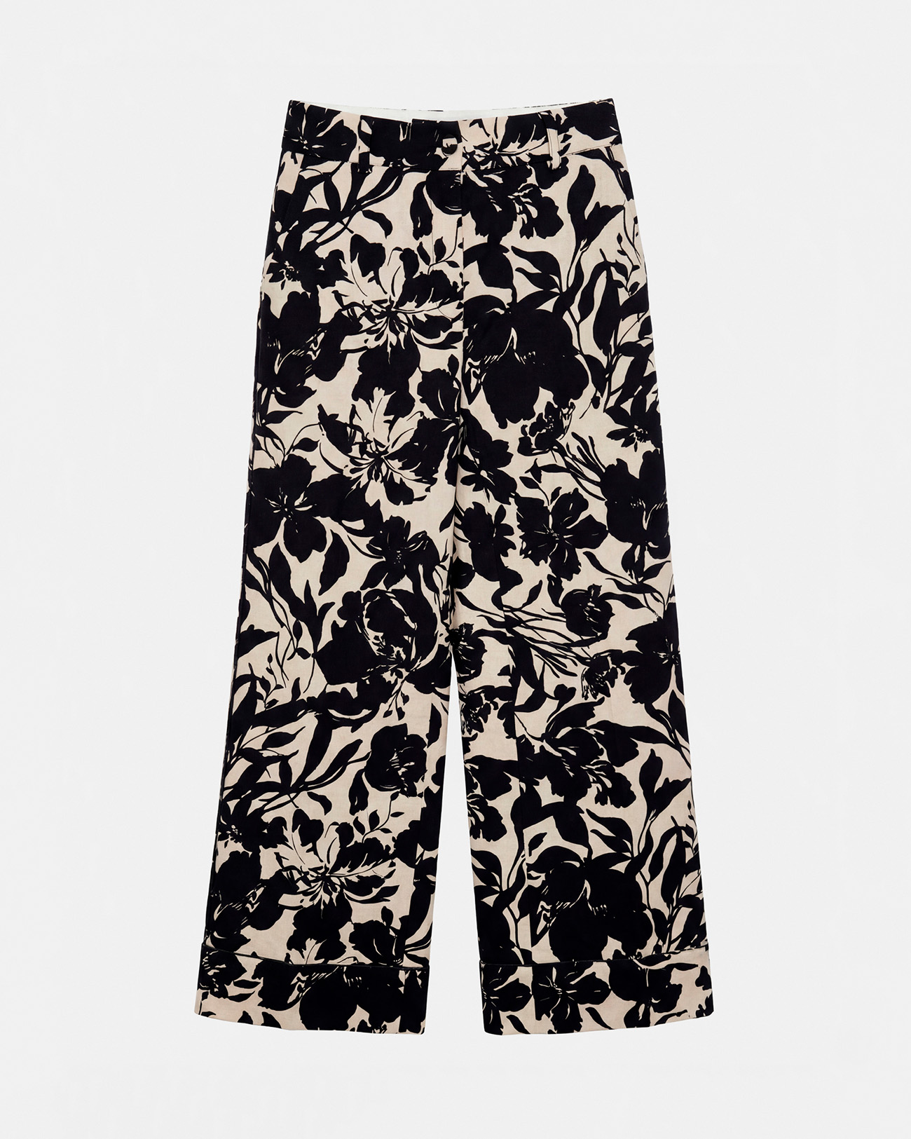 Pantalon Parlya Pantalon en lin imprim&eacute; ZAPA