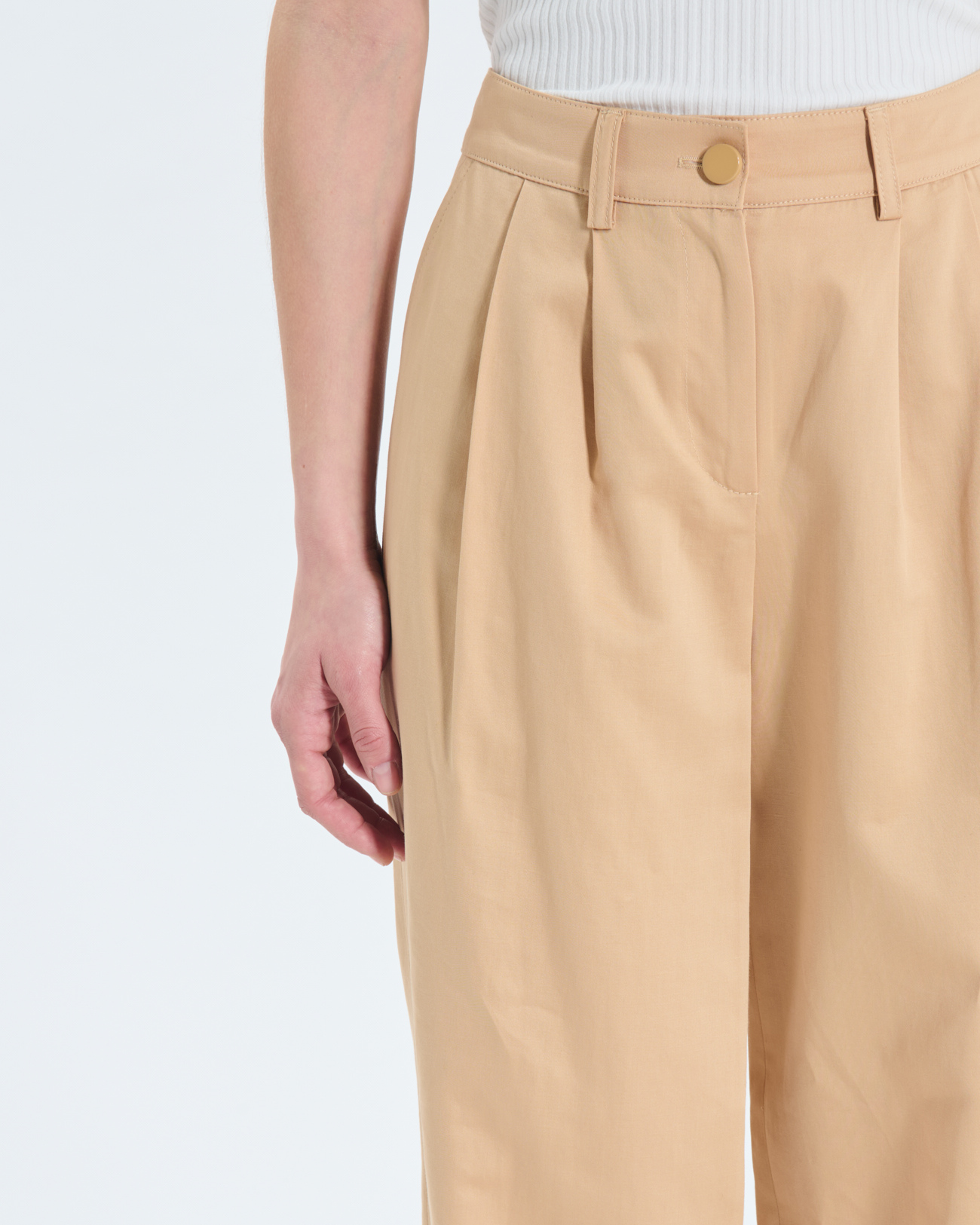 Pantalon Princesse Pantalon en coton bio sable ZAPA