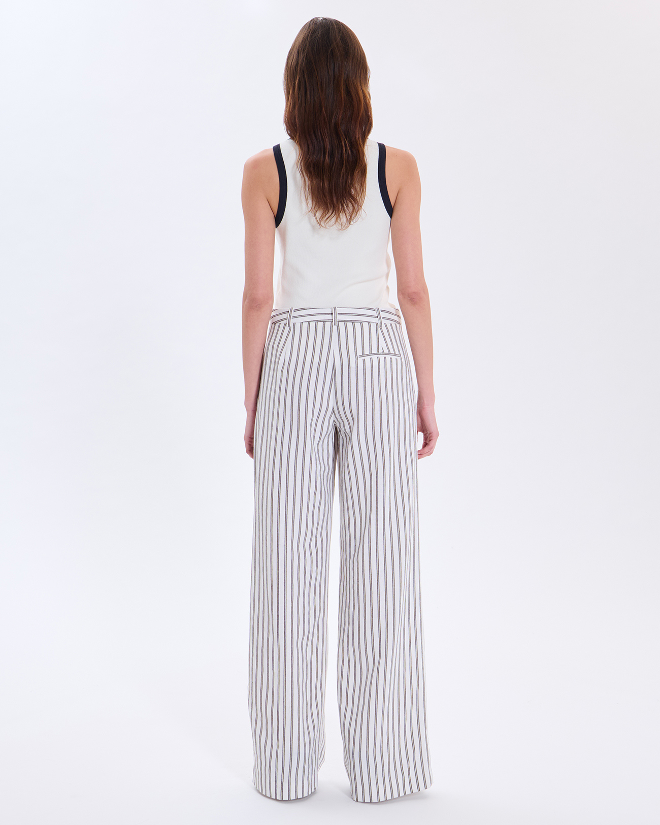 Pantalon Pleyel Pantalon en coton &eacute;cru ZAPA