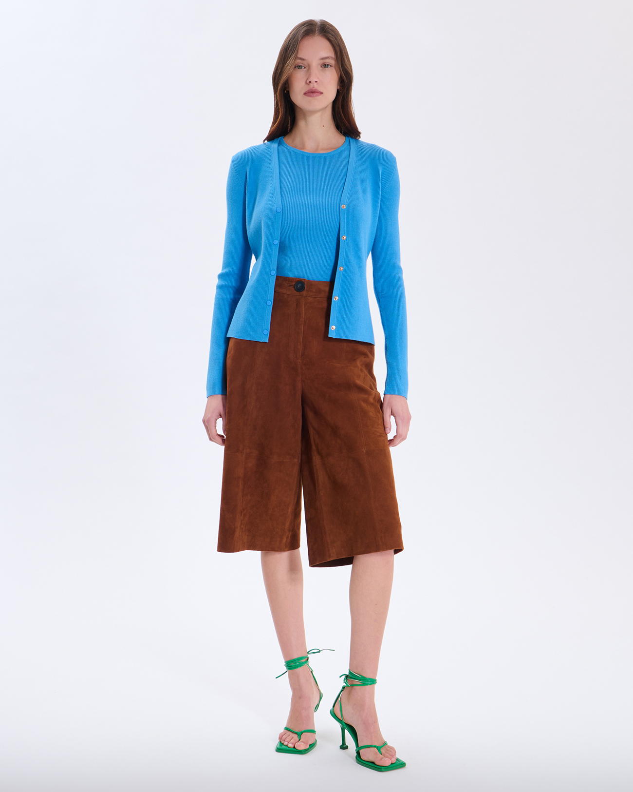 Pull Naho Pull en viscose bleu ocean ZAPA