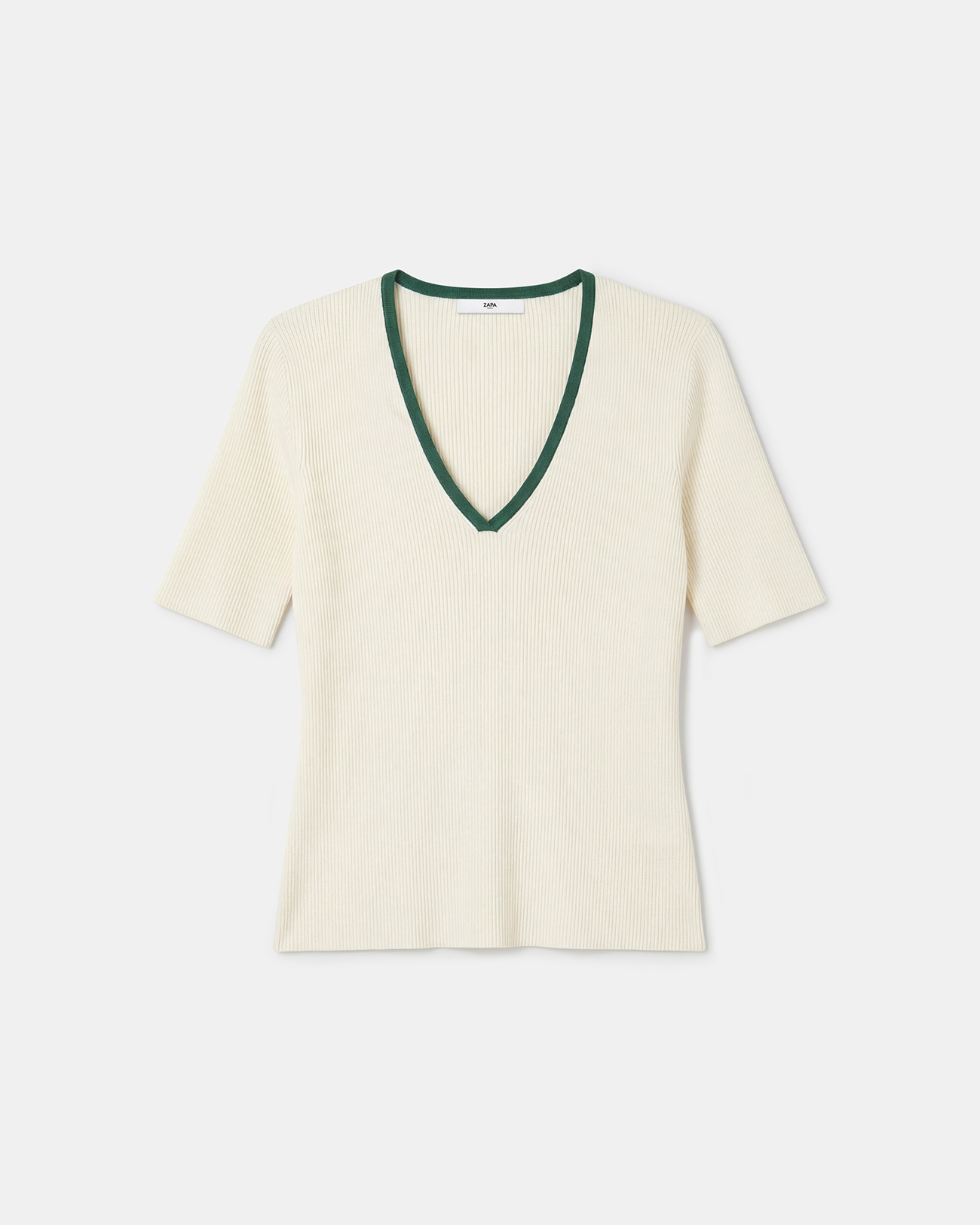 Pull Naouel Pull en viscose &eacute;cru ZAPA