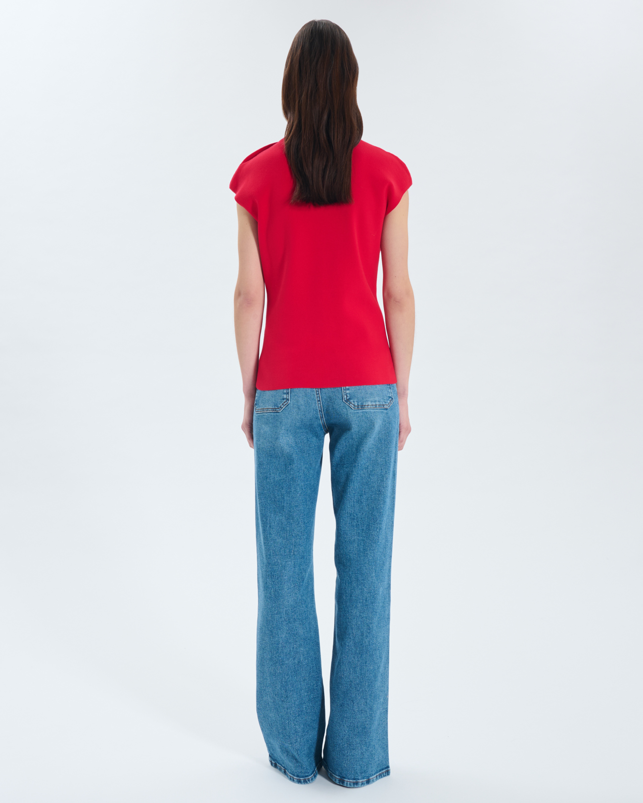 Pull Nigella Pull en coton &eacute;paule boutonn&eacute;e ZAPA