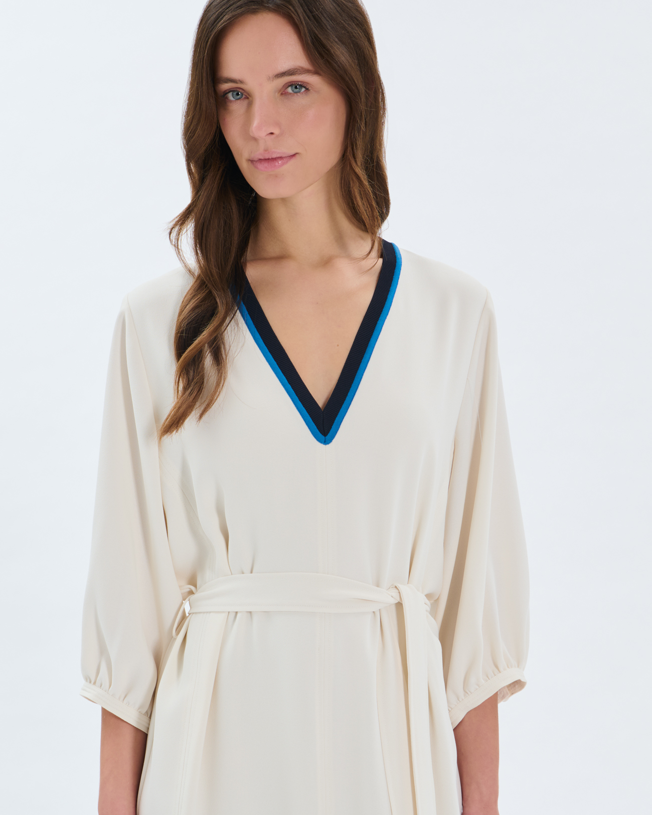 Robe Rali Robe courte &eacute;cru ZAPA