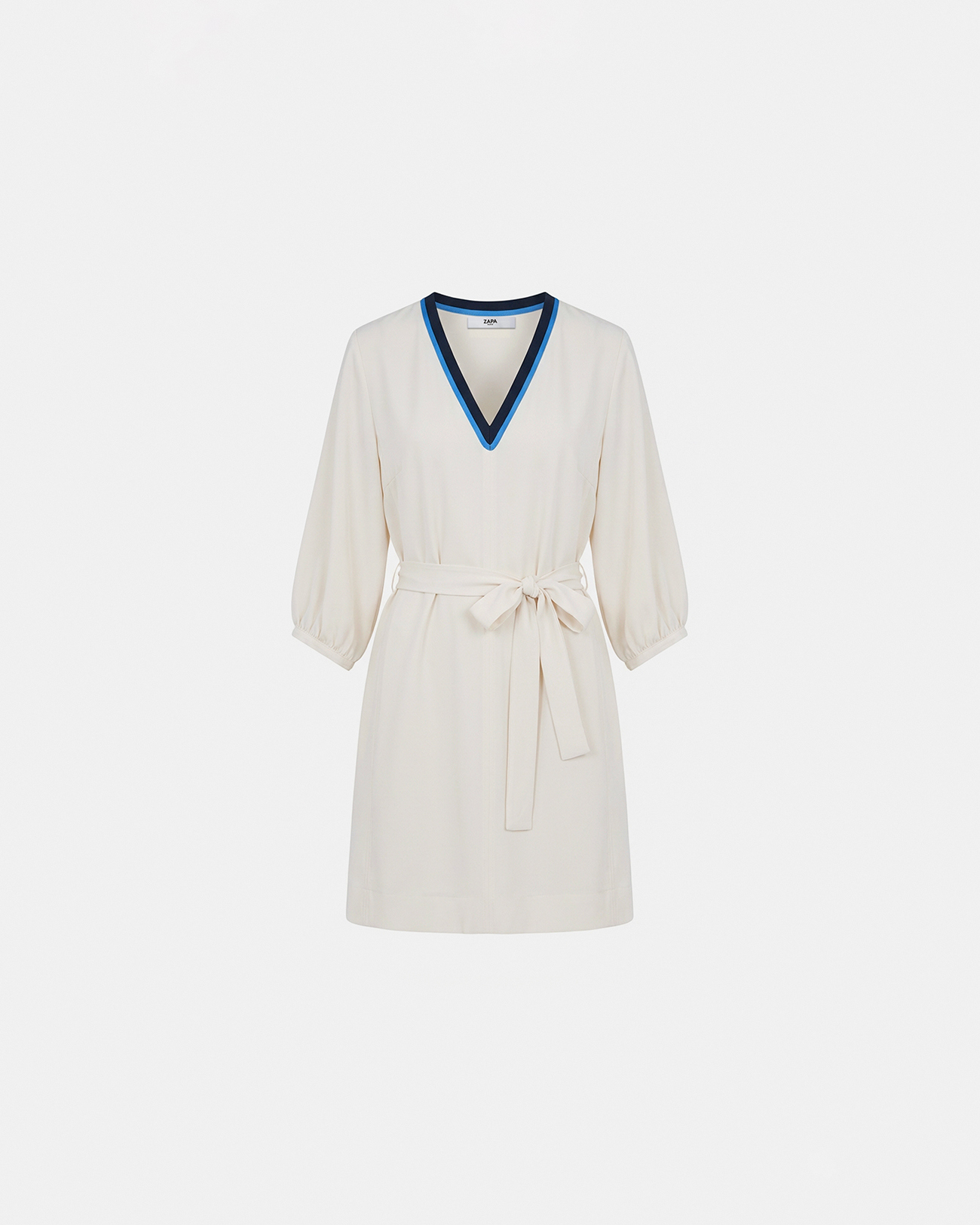 Robe Rali Robe courte &eacute;cru ZAPA