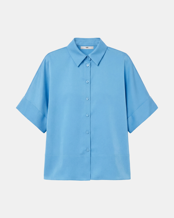 Chemise Charlize Chemise bleu ocean ZAPA