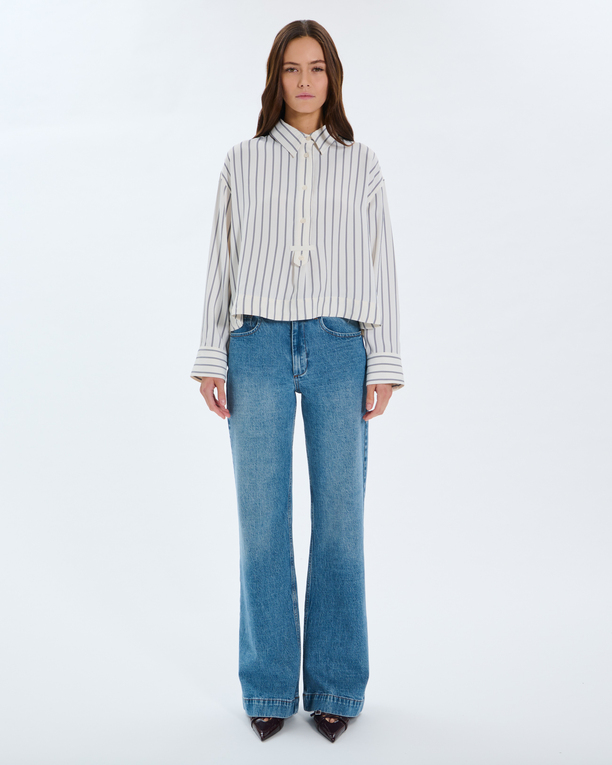 Chemise Casa Chemise à rayures en viscose ZAPA