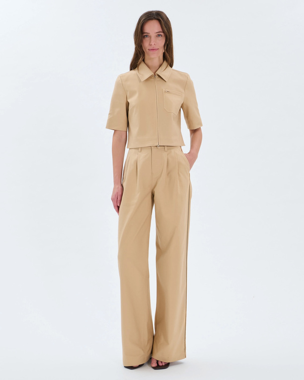 Chemise Candice Chemise en coton sable ZAPA
