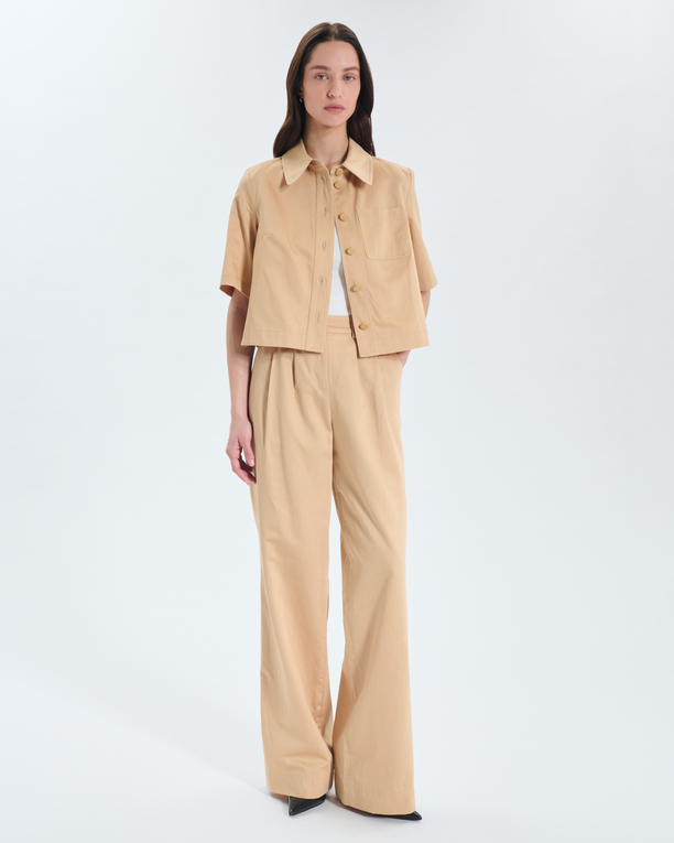 Chemise Celina Chemise en coton bio sable ZAPA