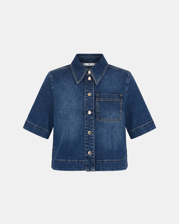 Chemise Celina Chemise en coton bleu ZAPA