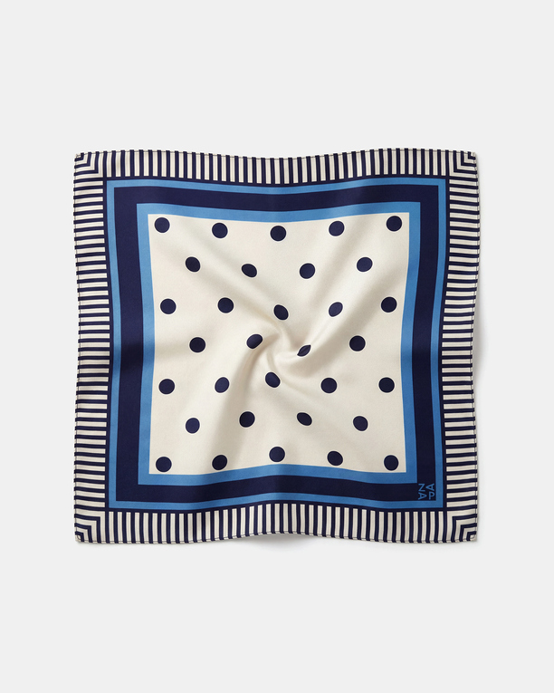Foulard Ernest Foulard en soie imprimé ZAPA