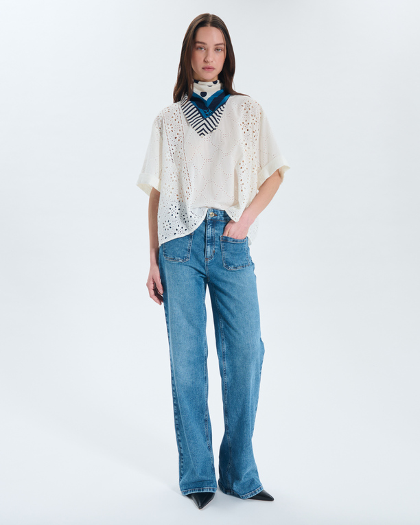 Foulard Ernest Foulard en soie imprimé ZAPA