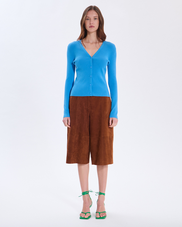 Gilet Gahano Gilet en viscose bleu ocean ZAPA