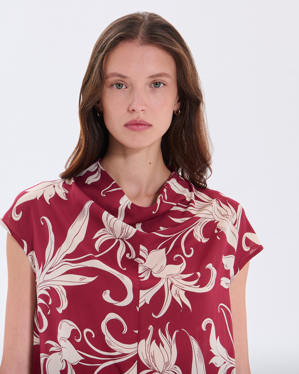 Top Tauri Top en viscose imprimé ZAPA
