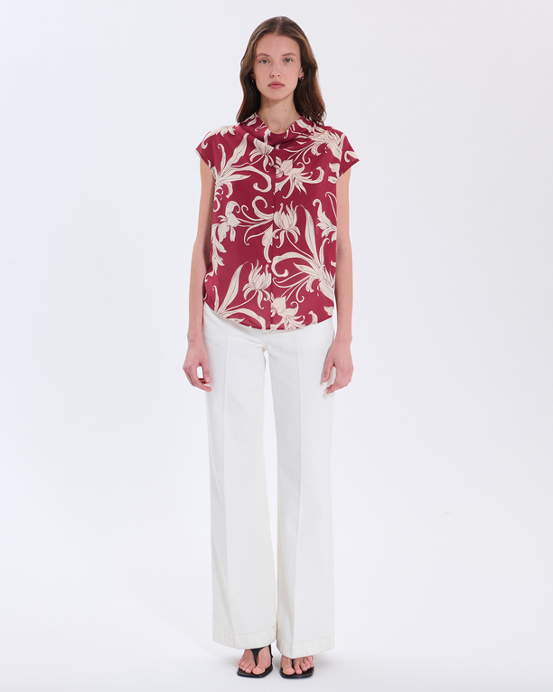 Top Tauri Top en viscose imprimé ZAPA