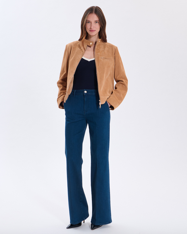 Jean Pansy Jean en coton indigo ZAPA