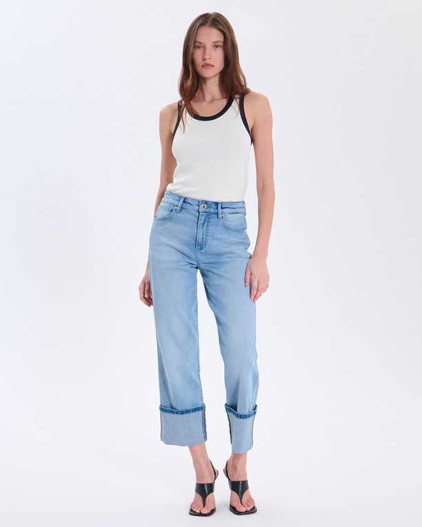 Jean Popus Jean en coton bleu clair ZAPA