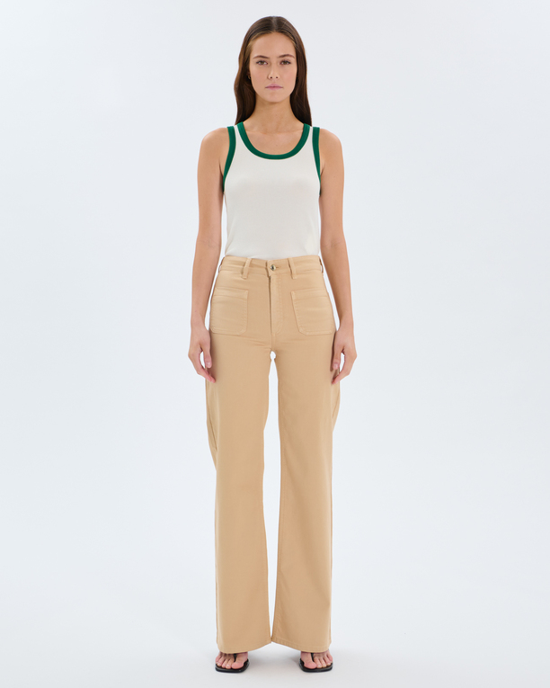 Jean Pocket Jean à 4 poches en coton sable ZAPA