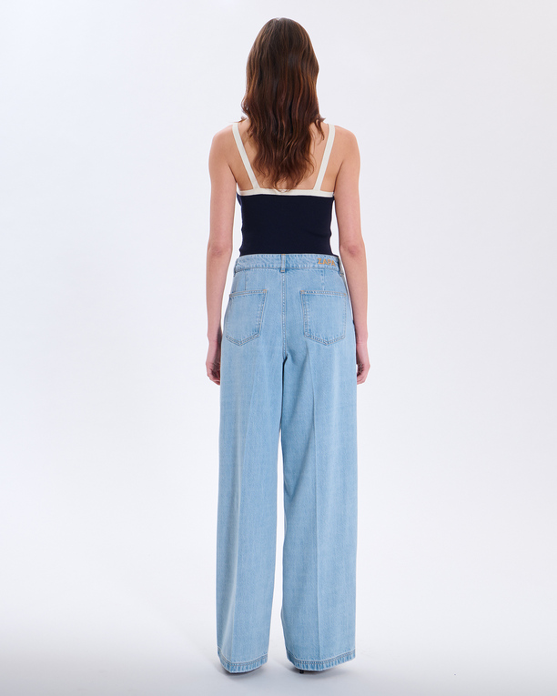 Jean Prince Jean en coton bleu clair ZAPA
