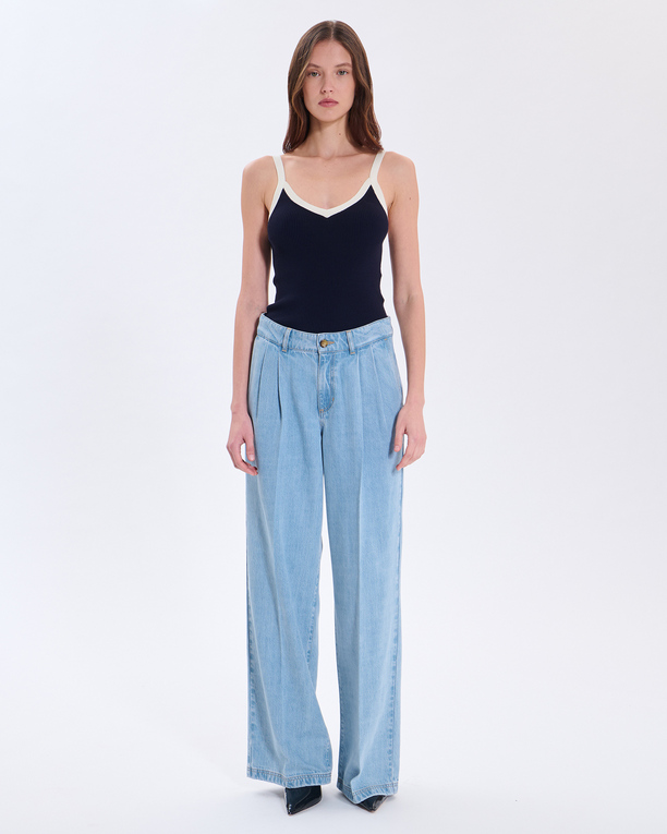 Jean Prince Jean en coton bleu clair ZAPA