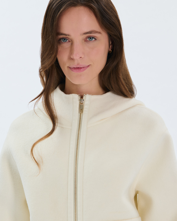 Manteau Marjy Manteau en laine écru ZAPA