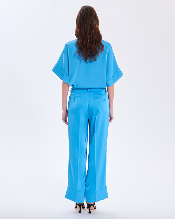 Pantalon Parlo Pantalon Parlo bleu ocean ZAPA