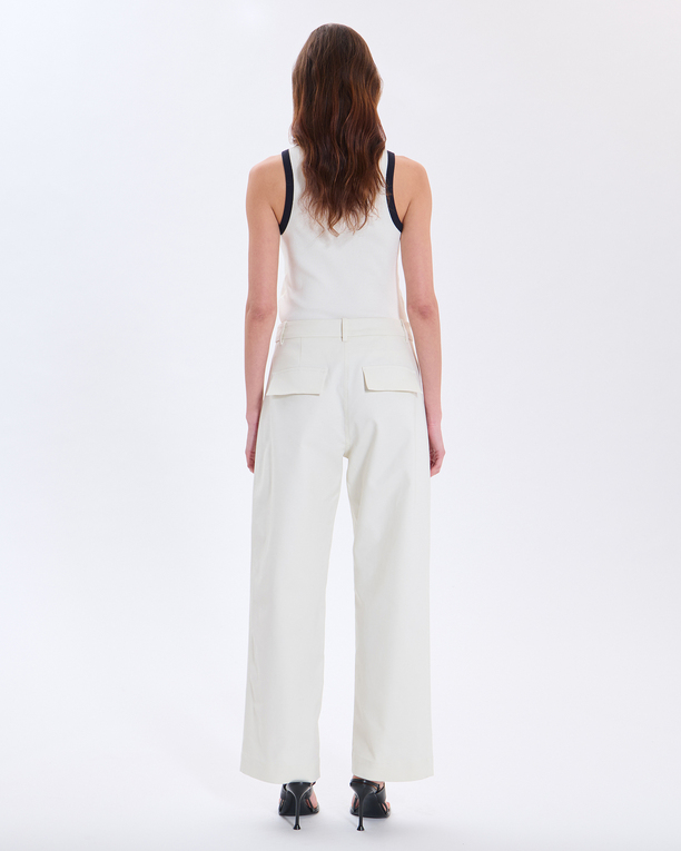 Pantalon Paola Pantalon en coton écru ZAPA