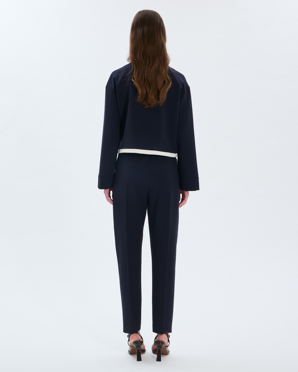 Pantalon Pielo Pantalon ajusté avec bandes nocturne ZAPA