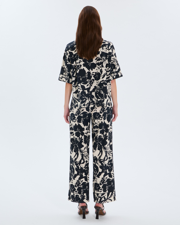 Pantalon Parlya Pantalon en lin imprimé ZAPA