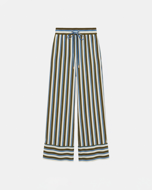 Pantalon Poesie Pantalon à rayures en viscose ZAPA