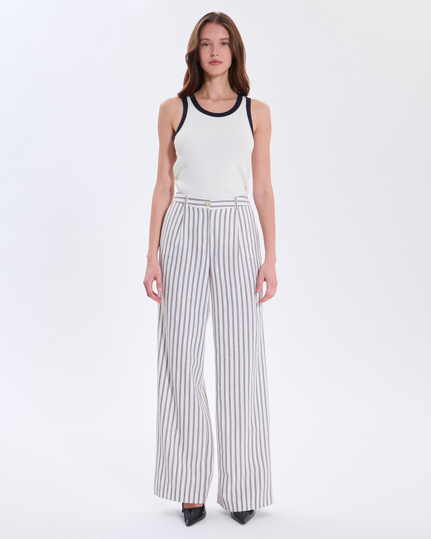 Pantalon Pleyel Pantalon en coton écru ZAPA