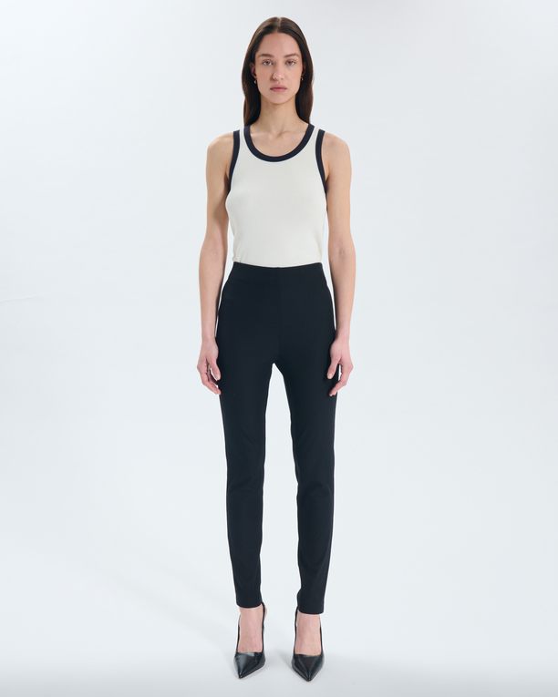 Pantalon Perrotin Pantalon en viscose noir ZAPA