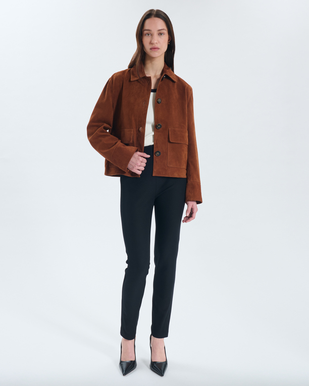 Pantalon Perrotin Pantalon en viscose noir ZAPA