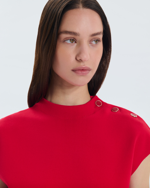 Pull Nigella Pull en coton épaule boutonnée ZAPA