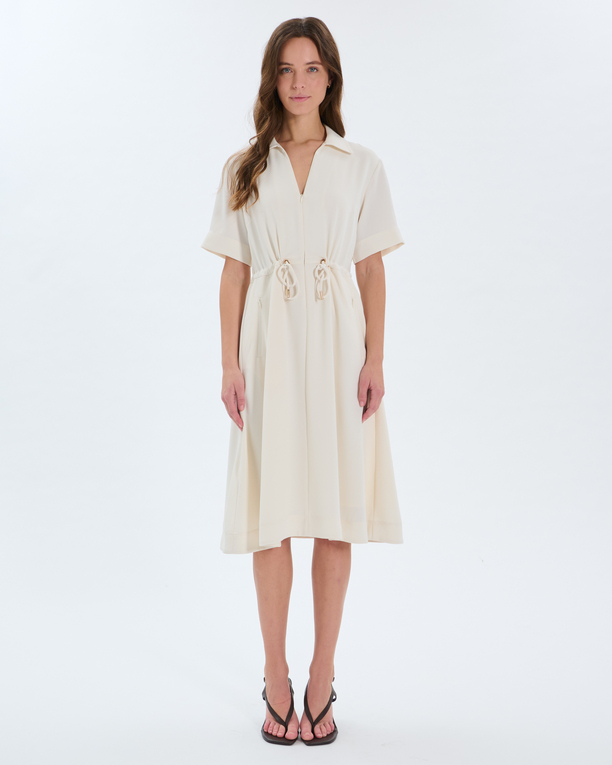 Robe Rebel Robe avec cordon écru ZAPA