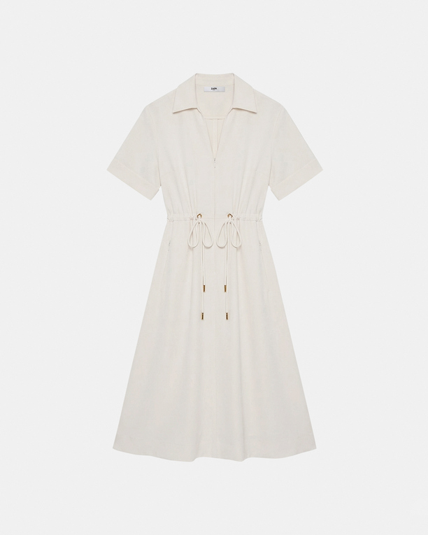 Robe Rebel Robe avec cordon écru ZAPA