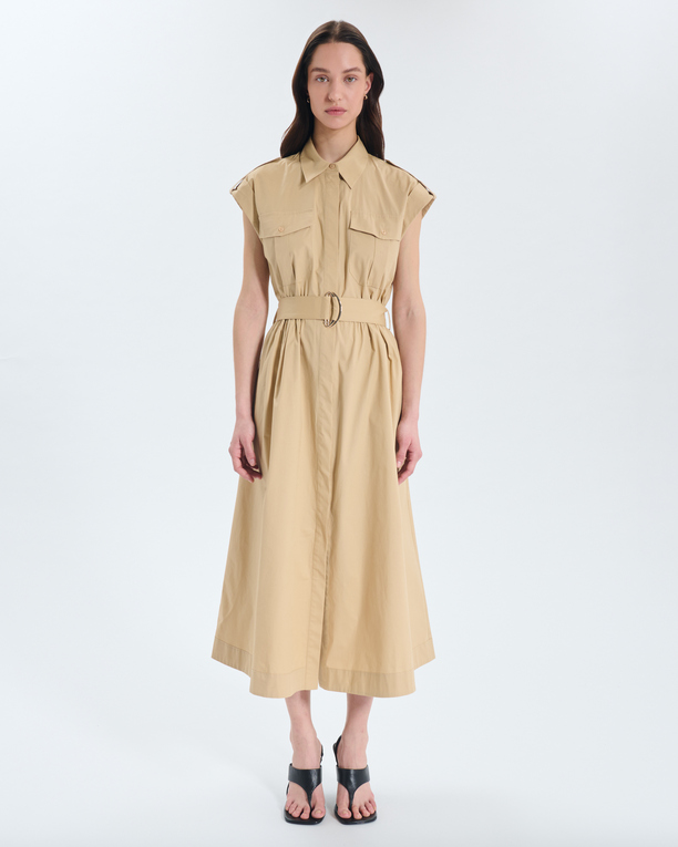 Robe Riyad Robe midi saharienne ZAPA