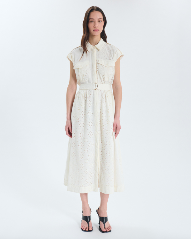 Robe Riyad Robe en coton écru ZAPA